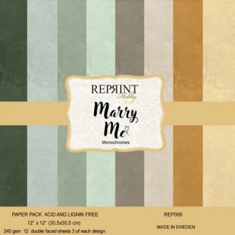 Marry Me 12x12" Cardstock -...